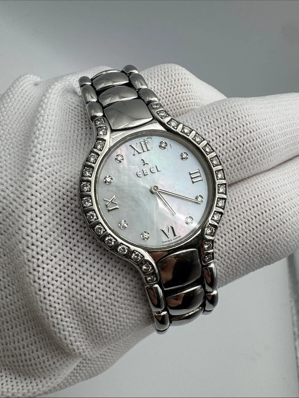 Ebel Beluga Diamond Mother-of-Pearl Watch